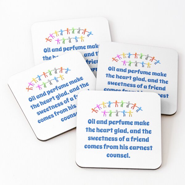 Item preview, Oil And Perfume Make The Heart Glad - Friendship Quote  designed and sold by CrankyOldDude.