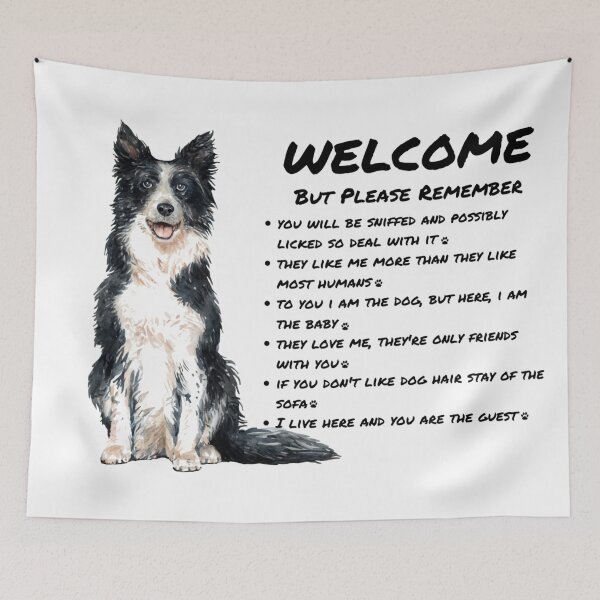 Item preview, Welcome Happy Smiling Dog designed and sold by Namsus-Printing.