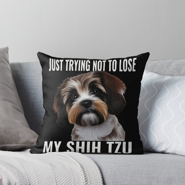 Item preview, Trying not to lose my Shih Tzu designed and sold by CottagePop.