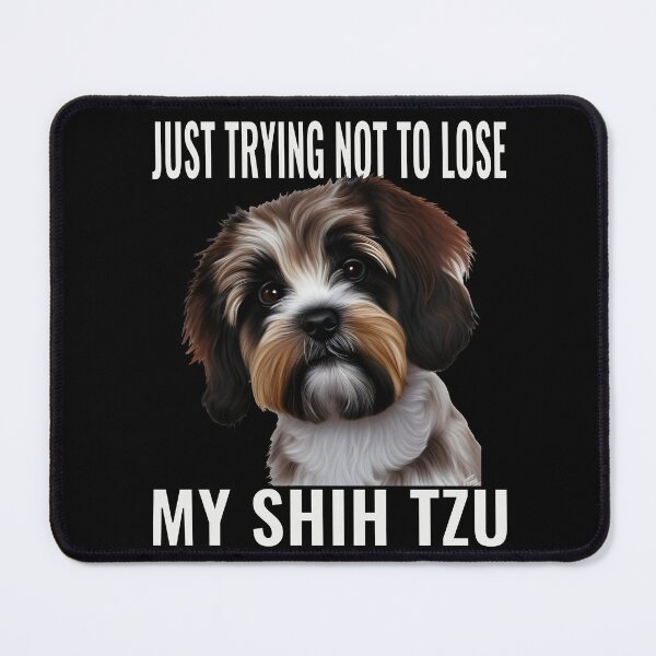 Item preview, Trying not to lose my Shih Tzu designed and sold by CottagePop.