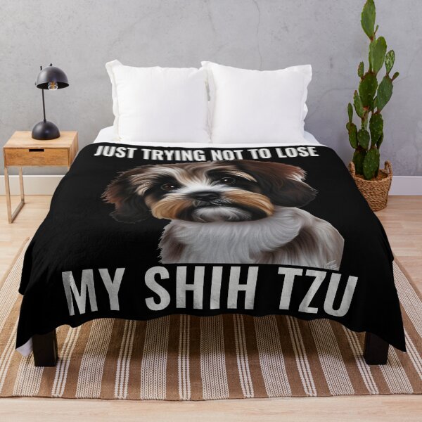 Item preview, Trying not to lose my Shih Tzu designed and sold by CottagePop.
