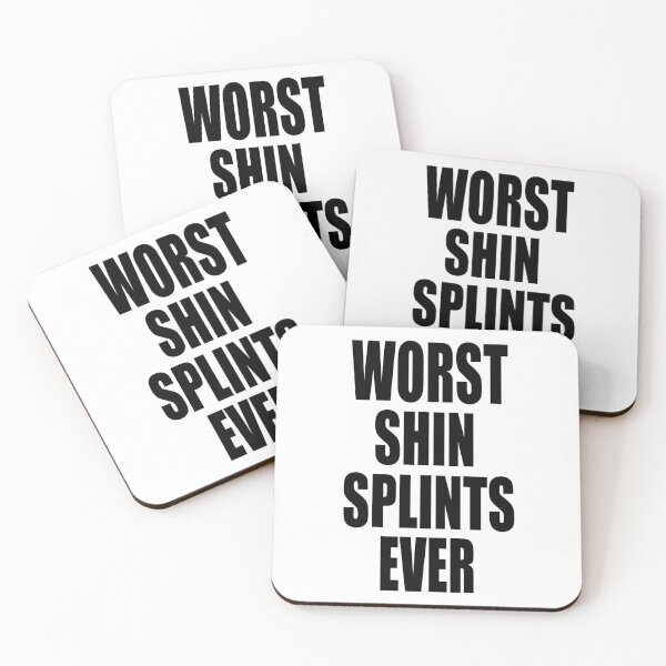 Item preview, WORST SHIN SPLINTS EVER Design for hikers and runners designed and sold by PuddleMart.