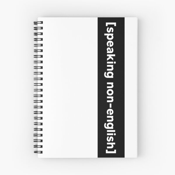 Item preview, Speaking Non-English designed and sold by Lorena Valentina.