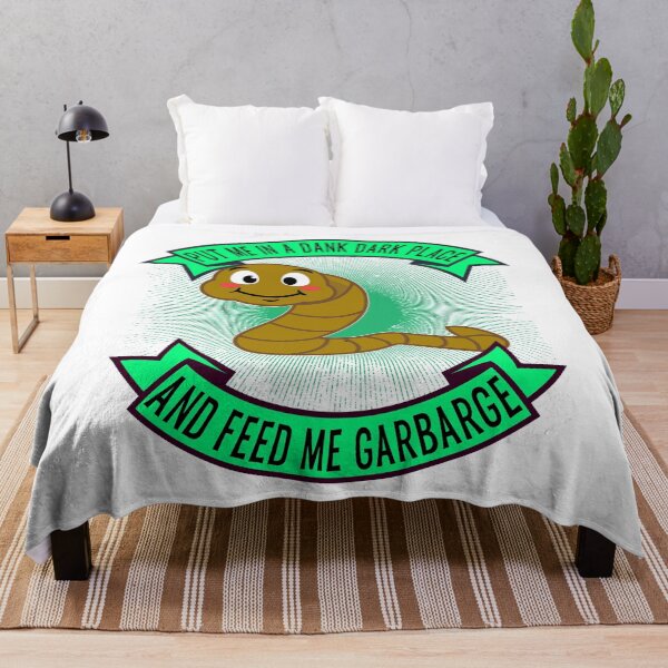 Item preview, Worm Farming Organic Gardening Feed Me Funny Garbage Compost designed and sold by funnytshirtemp.