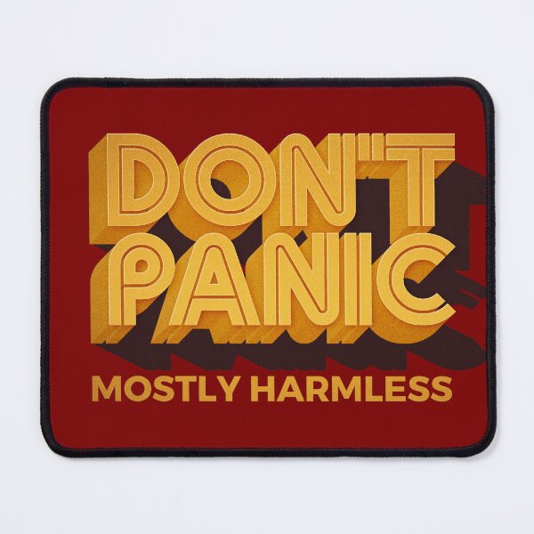 Item preview, DON'T PANIC - Mostly Hamless designed and sold by Malupali.
