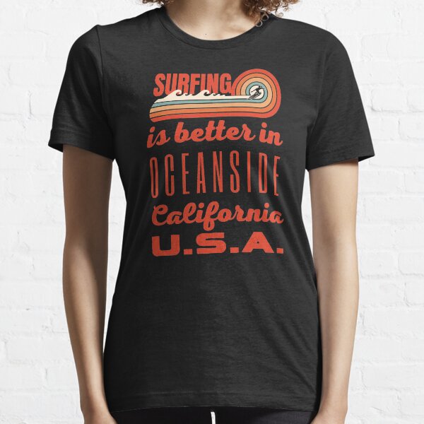 Item preview, Surfing is Better in Oceanside California (Red Text) designed and sold by SurfingLocales.