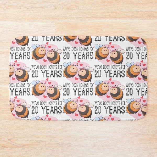 Item preview, 20th Wedding Anniversary We've Been Honeys for 20 Years designed and sold by CuteTrendyFinds.