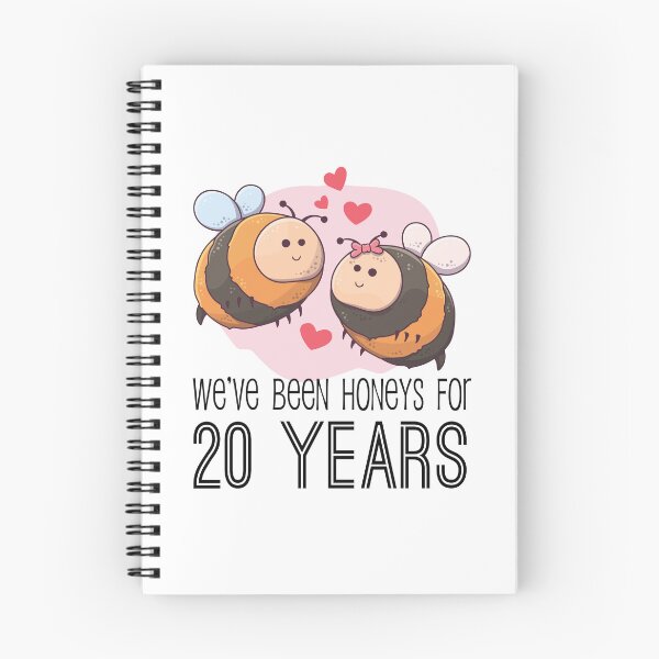 Item preview, 20th Wedding Anniversary We've Been Honeys for 20 Years designed and sold by CuteTrendyFinds.