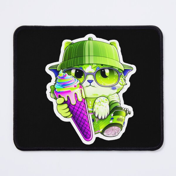 Item preview, Cat chibi kawaii colorful cartoon adorable animals sticer  designed and sold by FunArt4You.