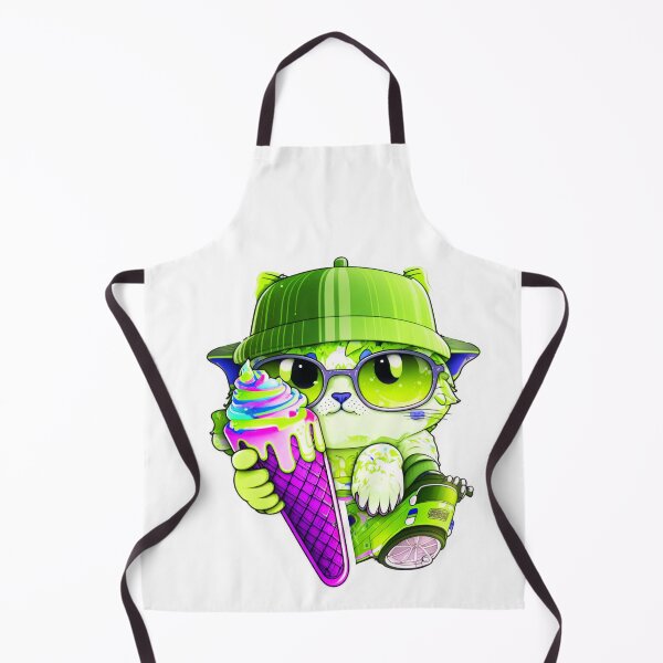 Item preview, Cat chibi kawaii colorful cartoon adorable animals sticer designed and sold by FunArt4You.