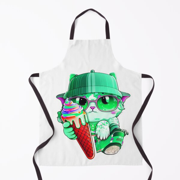 Item preview, Cat chibi kawaii colorful cartoon adorable animals sticer designed and sold by FunArt4You.