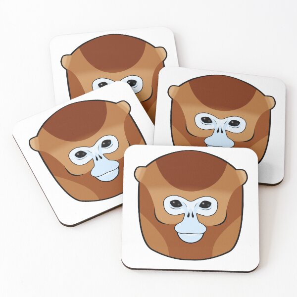 Item preview, Golden snub-nosed monkey face designed and sold by MaxFilms.