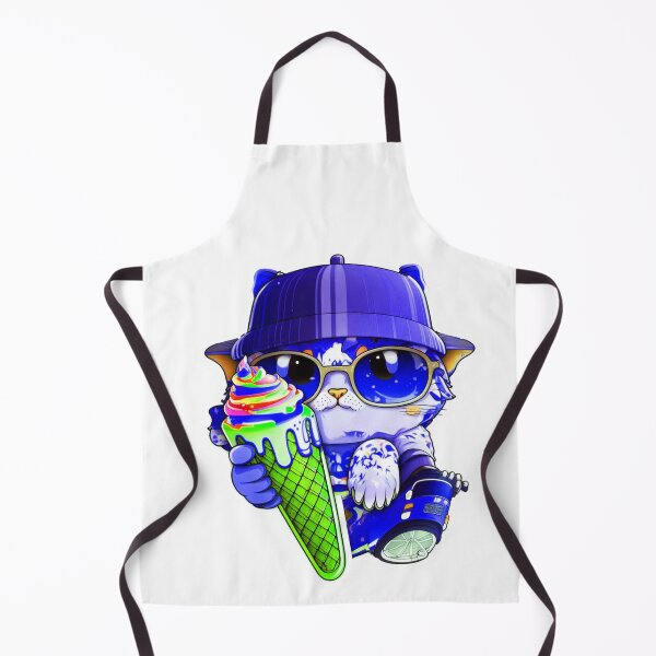 Item preview, Cat chibi kawaii colorful cartoon adorable animals sticer designed and sold by FunArt4You.