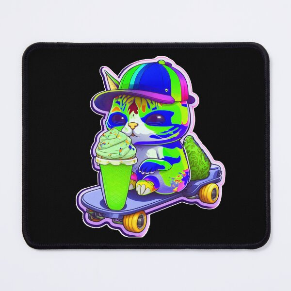 Item preview, Cat chibi kawaii colorful cartoon adorable animals sticer  designed and sold by FunArt4You.