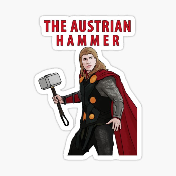 The Austrian Hammer Sticker