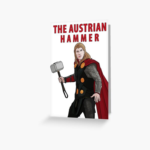 The Austrian Hammer Greeting Card