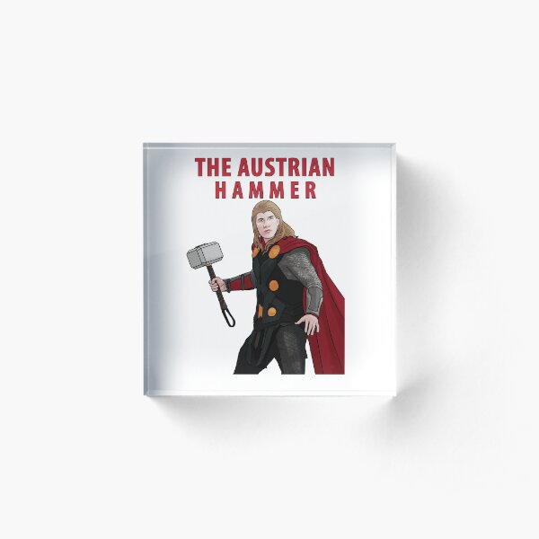 The Austrian Hammer Acrylic Block