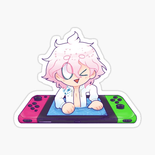 "Beach Nagito " Sticker for Sale by DaimosMiura13 | Redbubble
