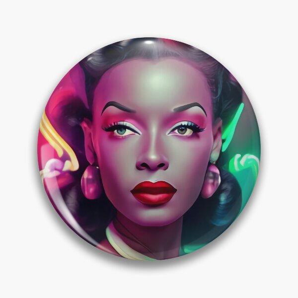 Item preview, Moonglow | Pulp Art Portrait designed and sold by clubnoirai.