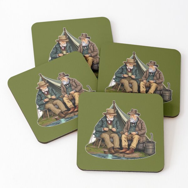 Item preview, men drinking coffee designed and sold by DraftDuck.