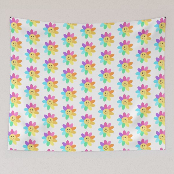 Item preview, Rainbow Happy Face Flower designed and sold by Orchyd.