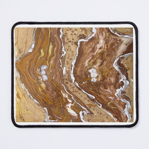 Item preview, Rustic Brown Colors Abstract Painting by Steve designed and sold by Pocketsodders.