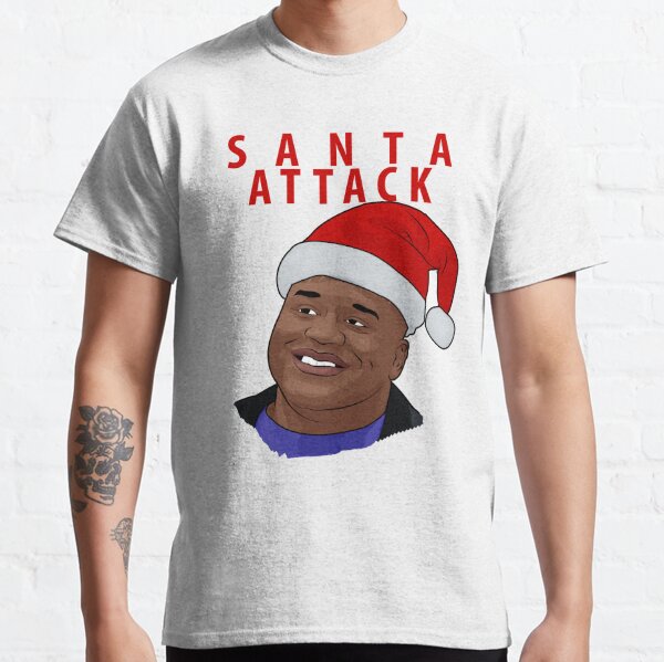 Golden State Warriors Even Santa Claus Cheers For Christmas NBA T-Shirt