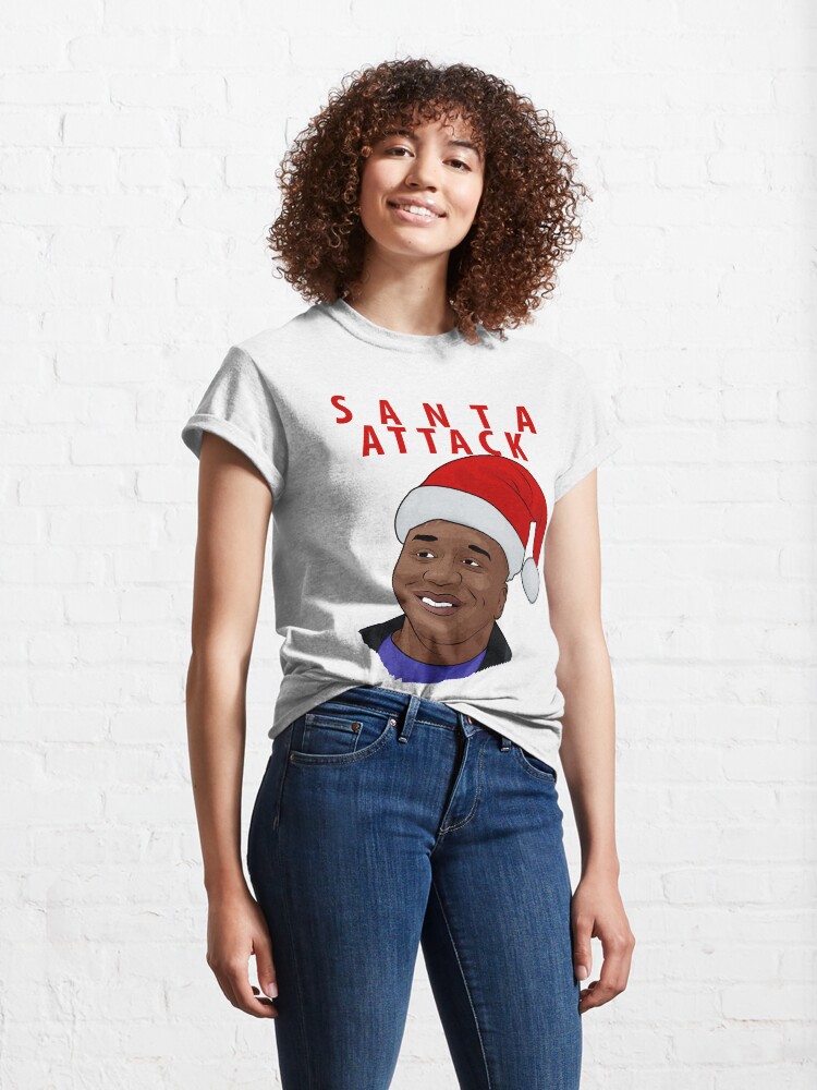 Alternate view of Santa Attack Classic T-Shirt