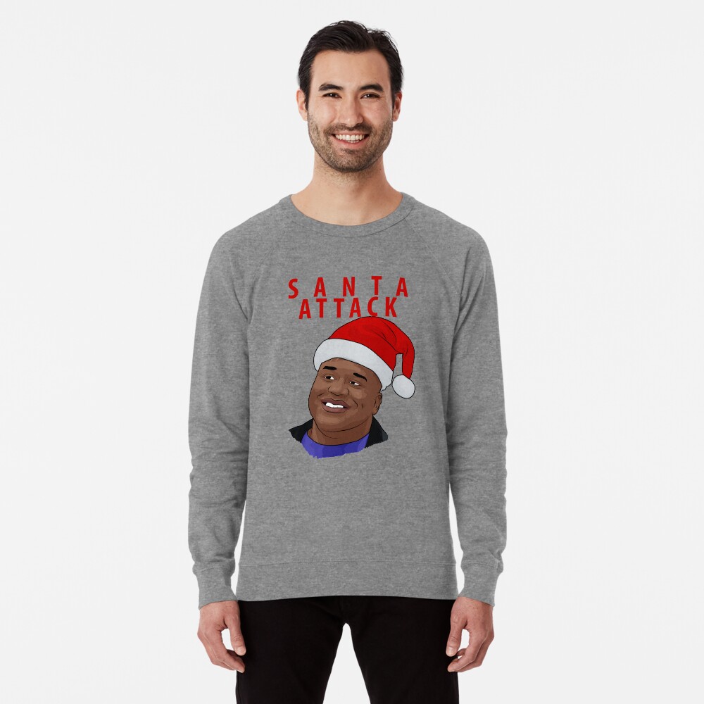 Santa Attack Lightweight Sweatshirt