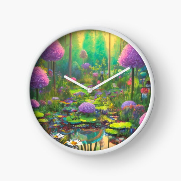 Item preview, A Soothing Fairy Garden in Watercolor - A Dreamlike Landscape designed and sold by WBP Mart.