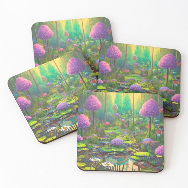 Item preview, A Soothing Fairy Garden in Watercolor - A Dreamlike Landscape designed and sold by WBP Mart.