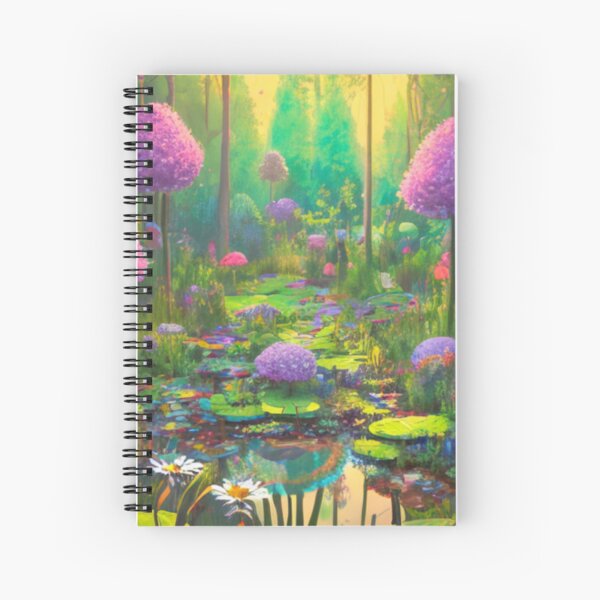Item preview, A Soothing Fairy Garden in Watercolor - A Dreamlike Landscape designed and sold by WBP Mart.