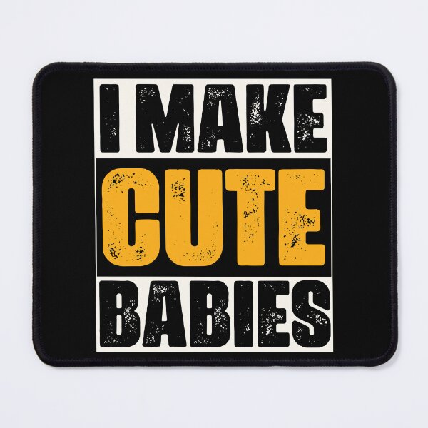 Item preview, I Make Cute Babies Retro Design For New Dad Expecting Baby - Funny Baby Announcement Vintage designed and sold by naworas.