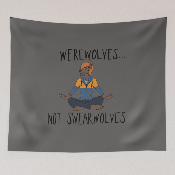 Item preview, WEREWOLVES NOT SWEARWOLVES designed and sold by platto.