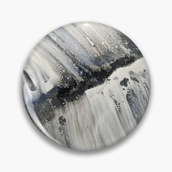 Item preview, Black and White Abstract Art Painting by Steve designed and sold by Pocketsodders.