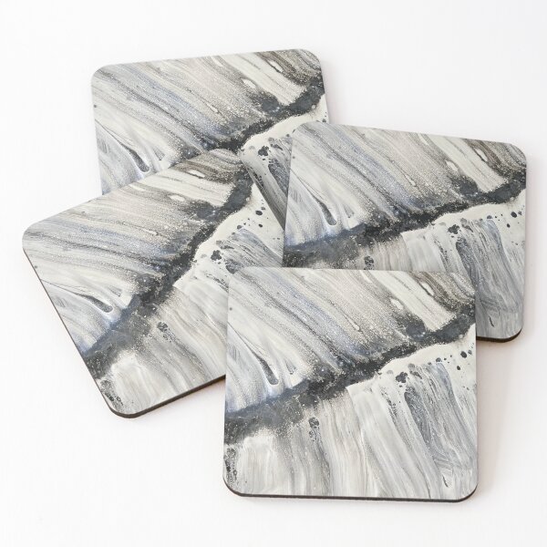 Item preview, Black and White Abstract Art Painting by Steve designed and sold by Pocketsodders.