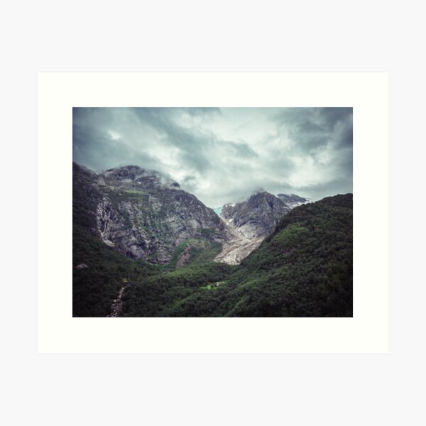 Bondhusdalen Glacier, Norway Art Print