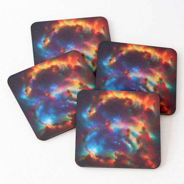 Item preview, The stunning beauty of warm and cool deep space colors designed and sold by MindEscape ..
