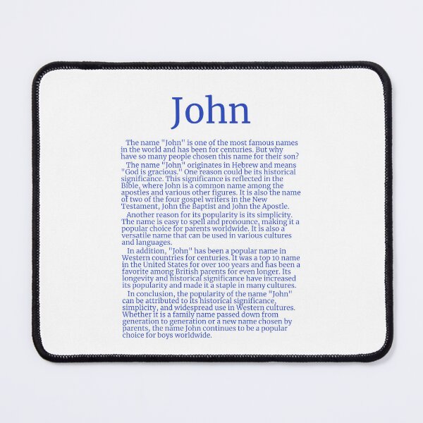 Item preview, I'm John (Blue) designed and sold by EXproRIMENT.
