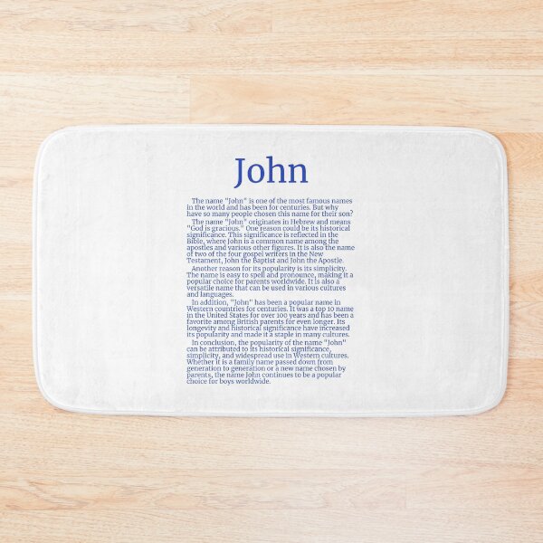 Item preview, I'm John (Blue) designed and sold by EXproRIMENT.