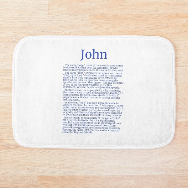 Item preview, I'm John (Blue) designed and sold by EXproRIMENT.