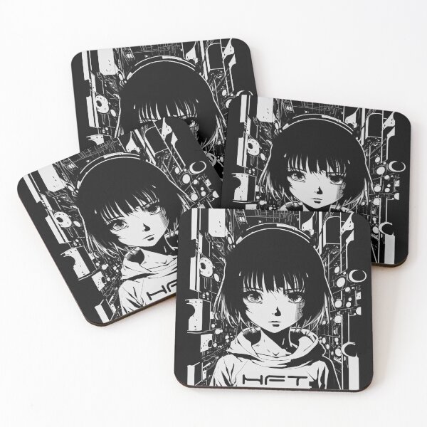 Item preview, little girl in manga style - hft coin designed and sold by Gaviani Design Studio.