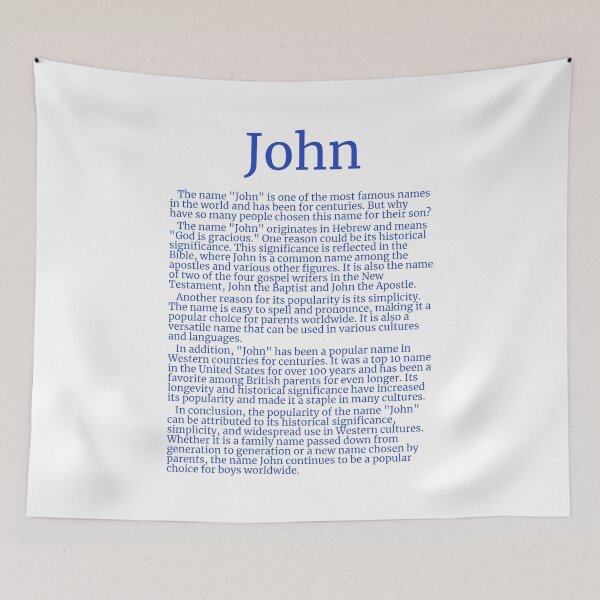 Item preview, I'm John (Blue) designed and sold by EXproRIMENT.