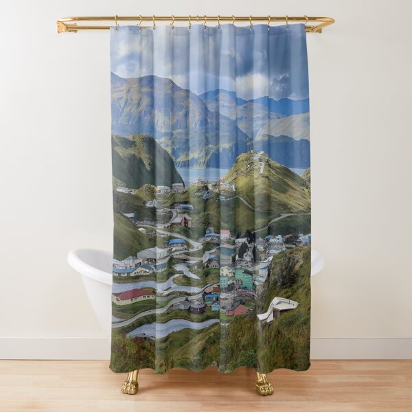 lv raiders shower curtain
