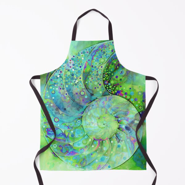 Item preview, Enchanted Nautilus Seashell Beach Art by Sharon Cummings designed and sold by Sharon Cummings Art.