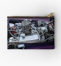 retro car engine engine Studio Pouch