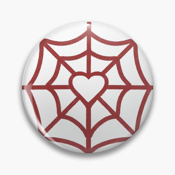 Item preview, Spider web heart red designed and sold by DoubleKDesigns.