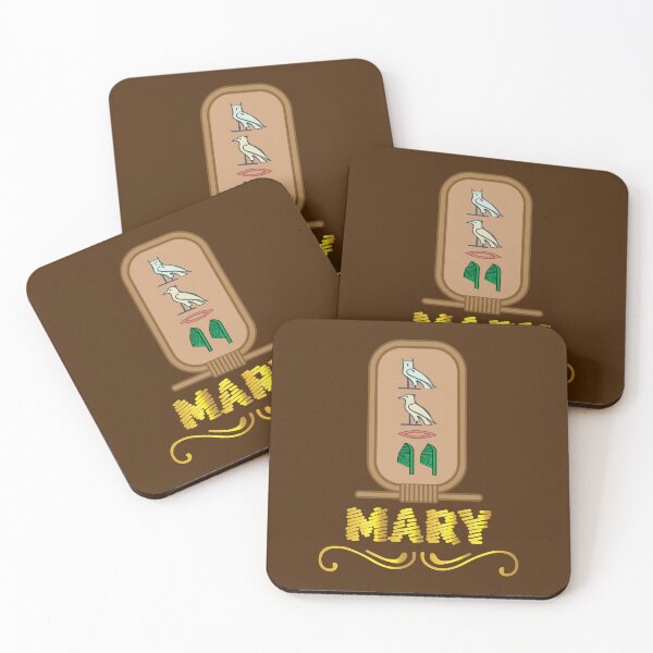 Artikelvorschau, MARY – amerikanische Namen in Hieroglyphenbuchstaben – MARY, Name in einem pharaonischen Khartouch – hieroglyphische pharaonische Namen entworfen und verkauft von Quotesgallery.