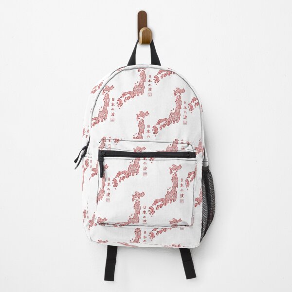 Item preview, Hand Drawn Map of Japan 'Waves of Japan' designed and sold by FuyuTiger.
