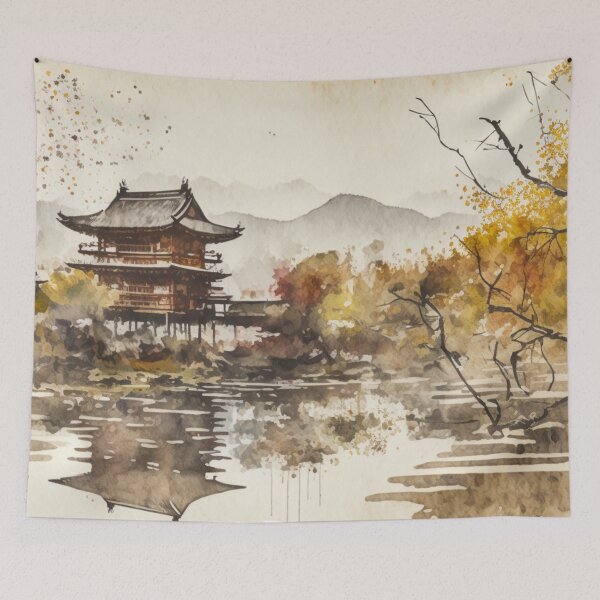 Item preview, Japanese Art Landscape designed and sold by letsgetinspired.